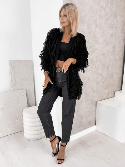 CARDIGAN RAVISSE NOIR