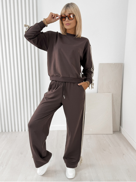 KOMPLET DRESS RIKER HNEDÝ