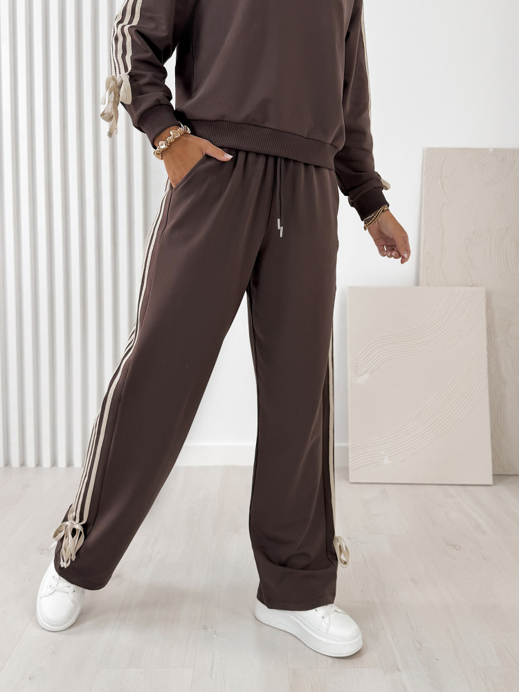 SET DRESS RIKER BROWN