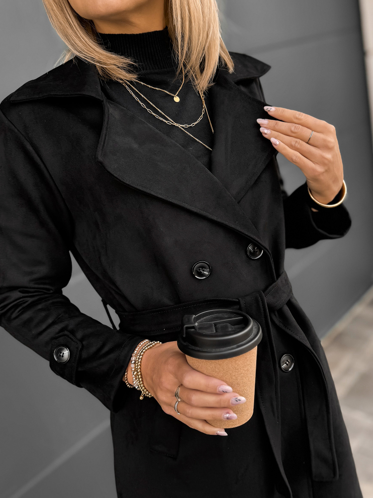 MANTEAU AKRAM NOIR
