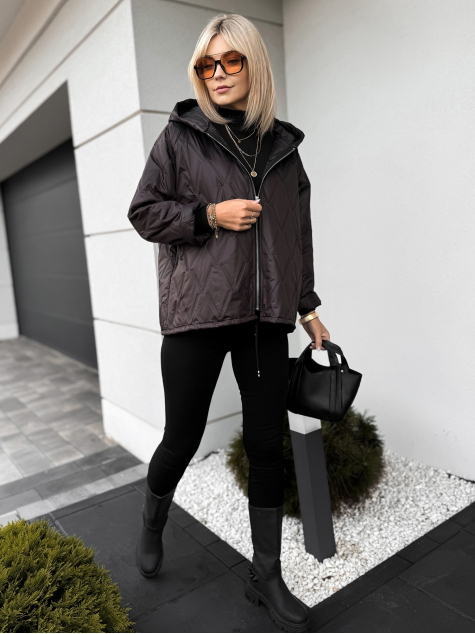 VESTE ELINOR BRUN FONCÉ