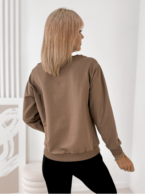 SWEATSHIRT MOONLIGHT BROWN