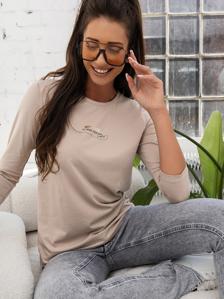 BLOUSE HEUREUX BEIGE