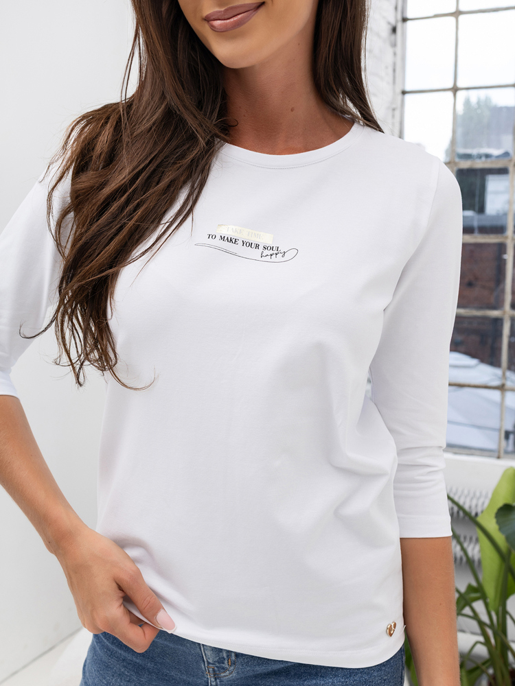 BLOUSE HEUREUX BLANC