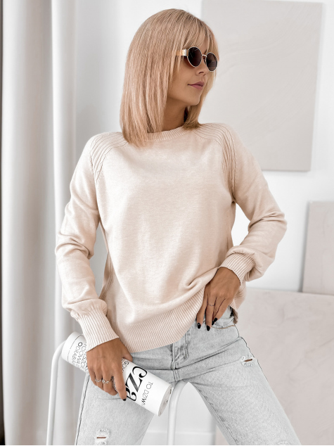 PULLOVER FEDERICA BEIGE