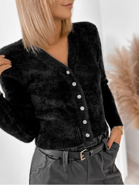 STRICKJACKE VIOLANTE SCHWARZ