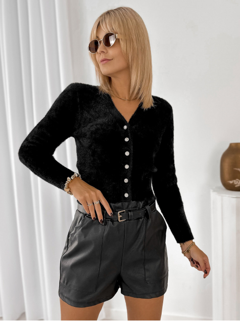 STRICKJACKE VIOLANTE SCHWARZ