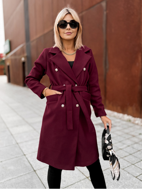 COAT OXFORD BURGUNDY