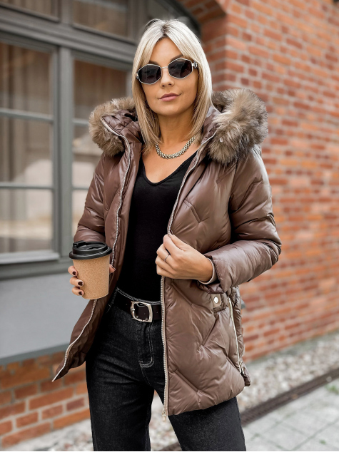 VESTE ARAGON BRUN