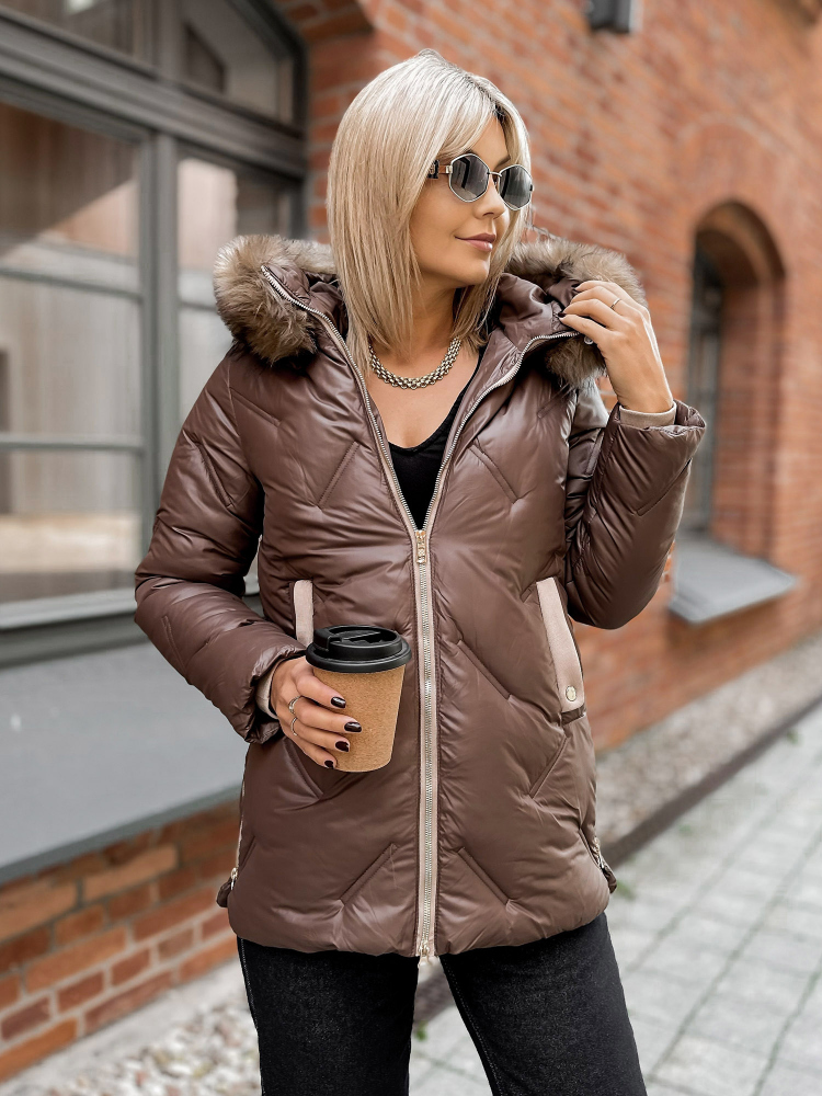 VESTE ARAGON BRUN