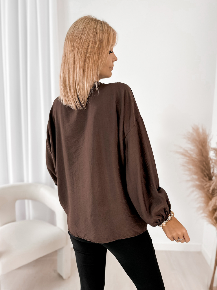 BLOUSE DORIAN BRUN
