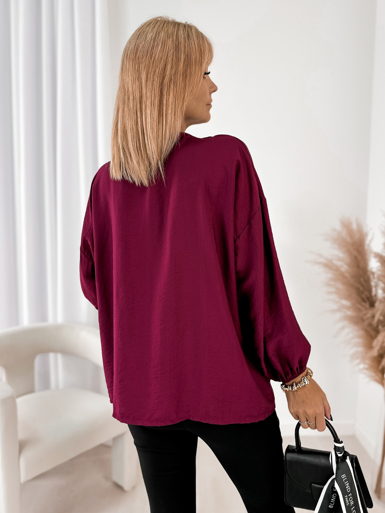 BLUSE DORIAN Bordeaux