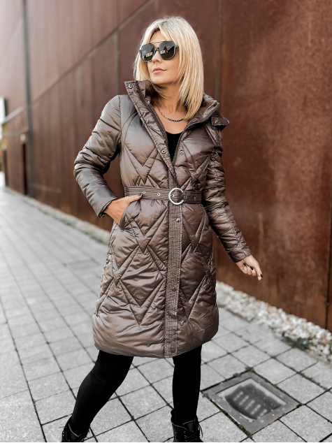 VESTE VIOLET BRUN
