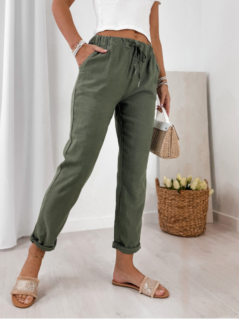 PANTALONI SELNA KHAKI