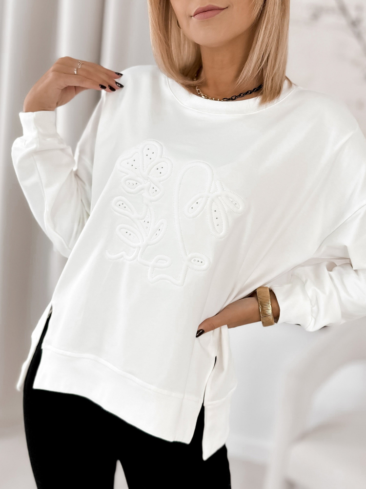 PULL TANCREDI ÉCRU