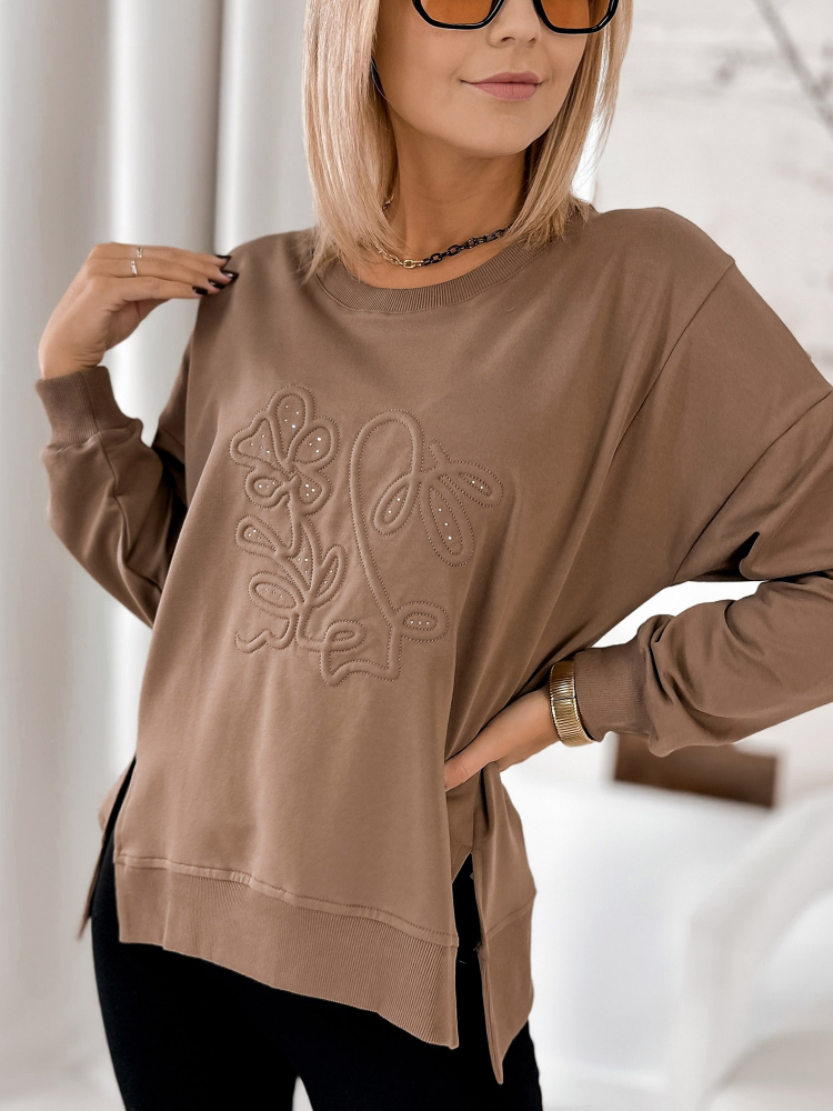 SWEATSHIRT TANCREDI BROWN