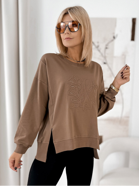 SWEATSHIRT TANCREDI BROWN