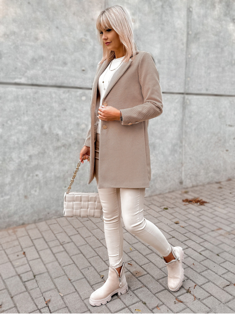 COAT LOULE LIGHT BROWN
