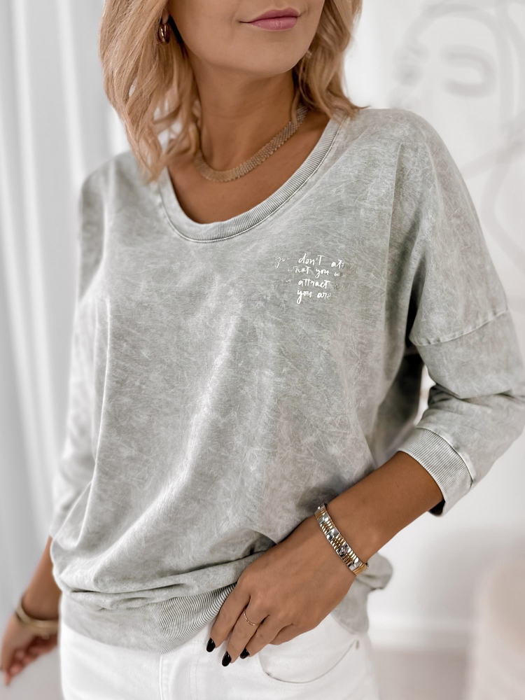 BLOUSE ZERLINA GREY