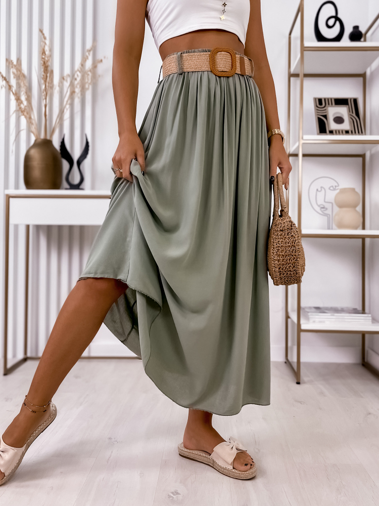 JUPE BELLEVUE KAKI