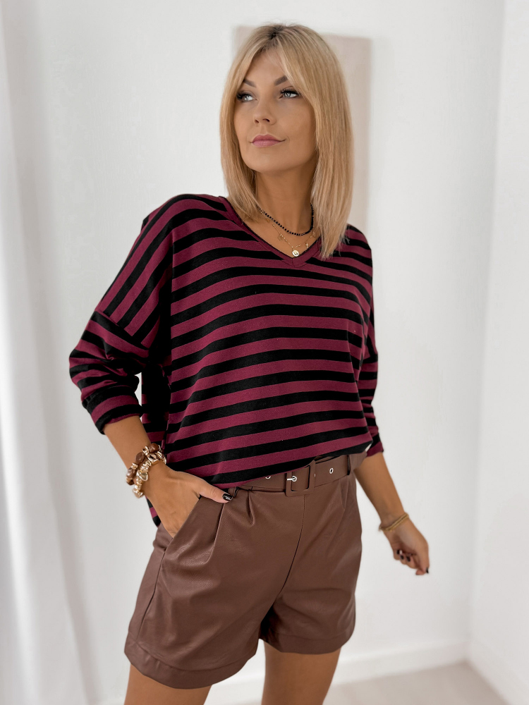 BLOUSE ROSITA BORDEAUX