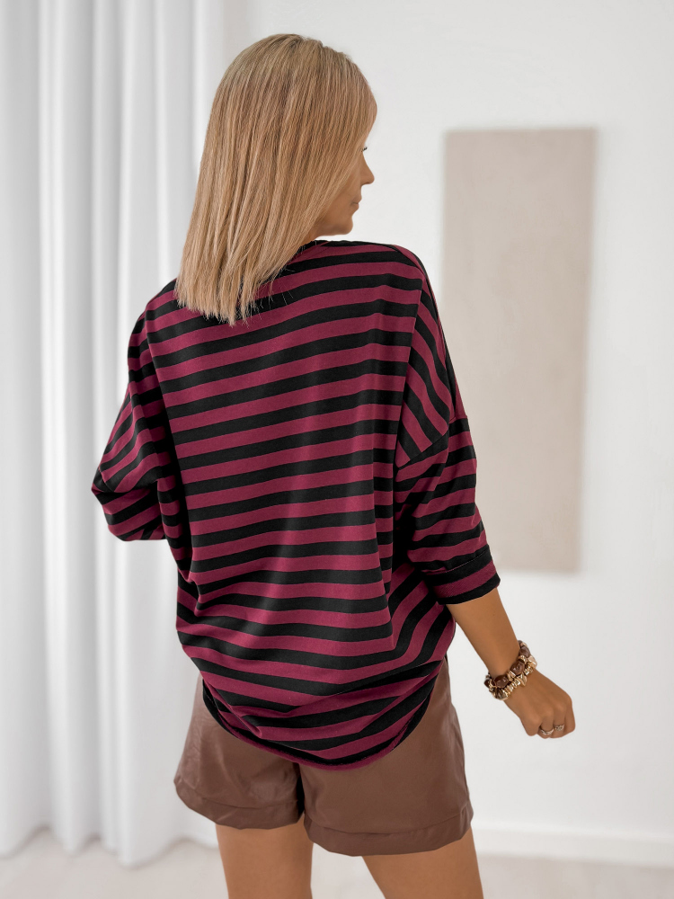 BLOUSE ROSITA BURGUNDY