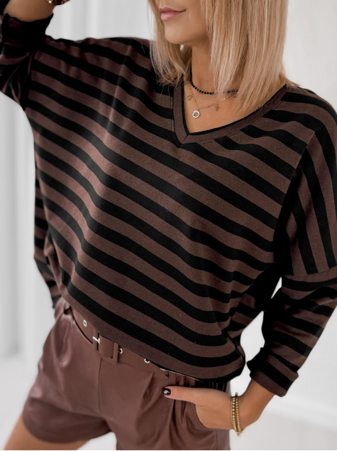 BLUSE ROSITA BRAUNE