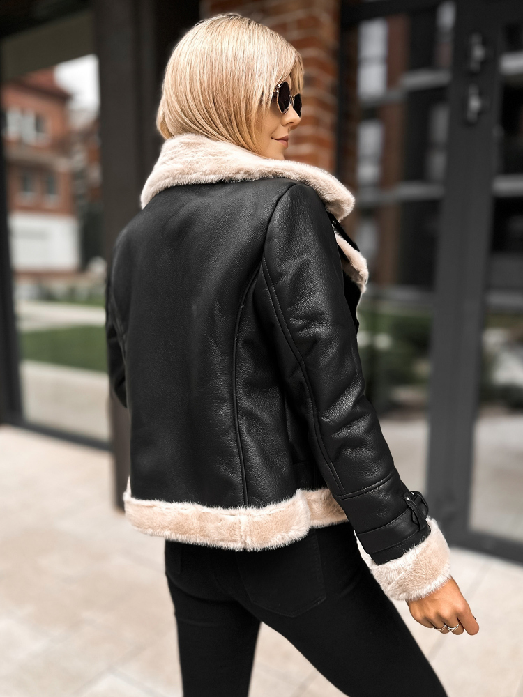 VESTE PEAU DE MOUTON ESTRELLA NOIR