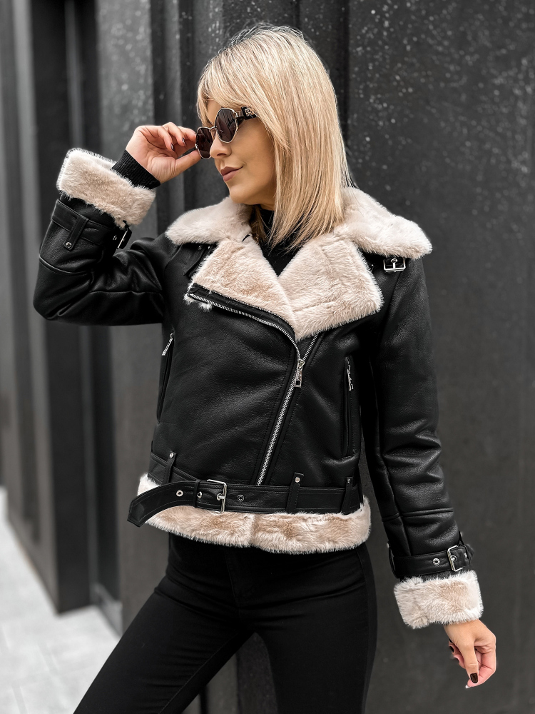 JACKE ESTRELLA SCHAFSPELZ SCHWARZ