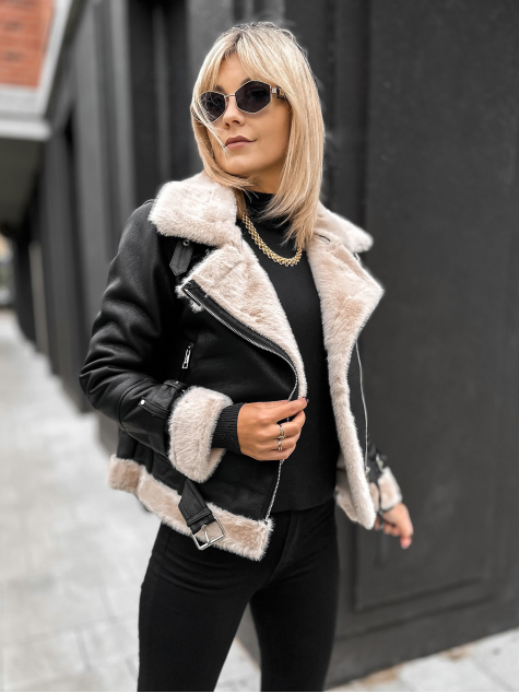 BUNDA ESTRELLA SHEEPSKIN ČERNÁ