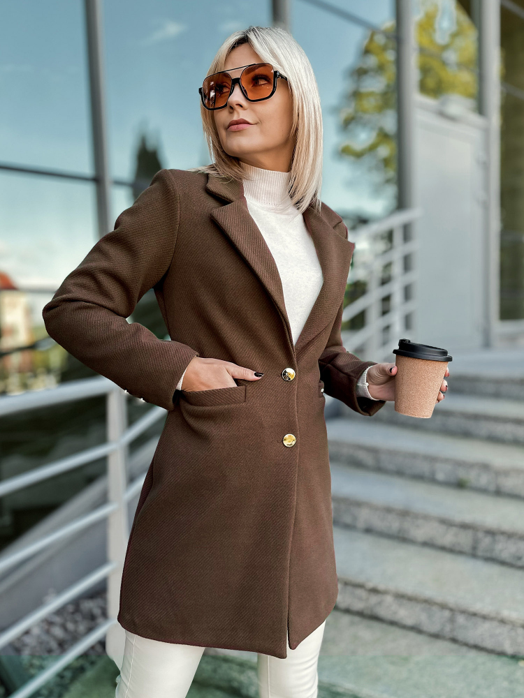 COAT LOULE BROWN