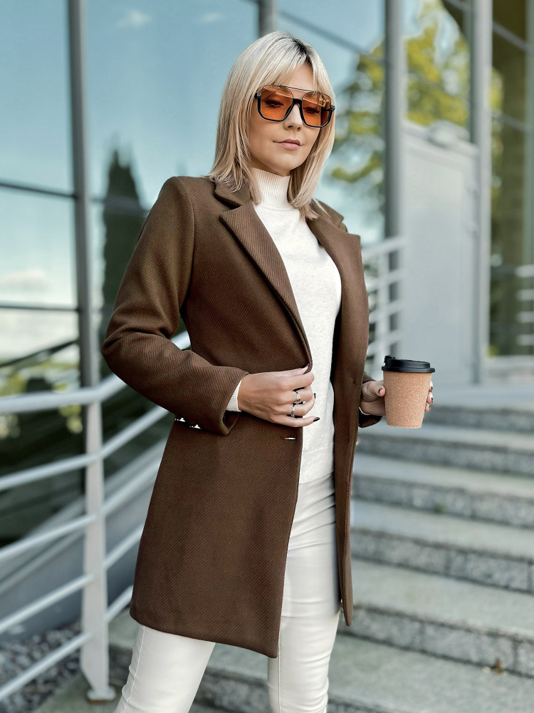 COAT LOULE BROWN