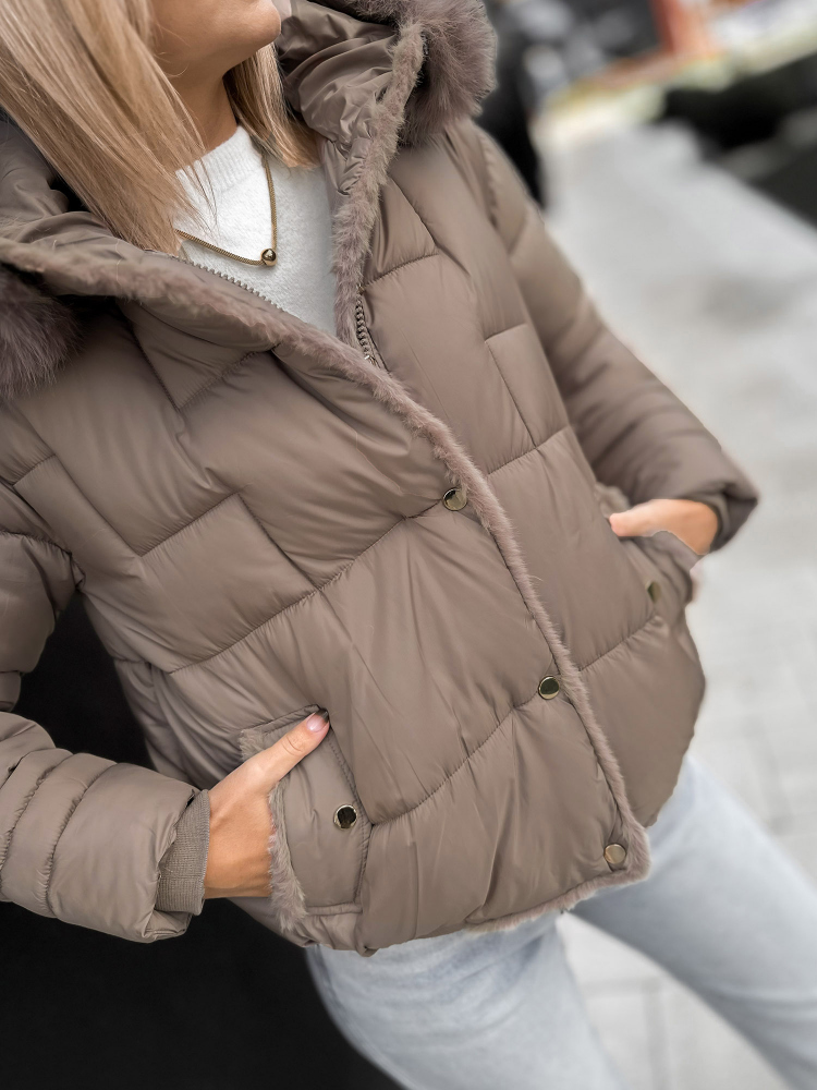 JACKE NIDAROS DUNKELBEIGE