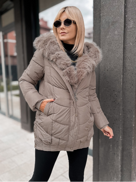 JACKET JORUND DARK BEIGE