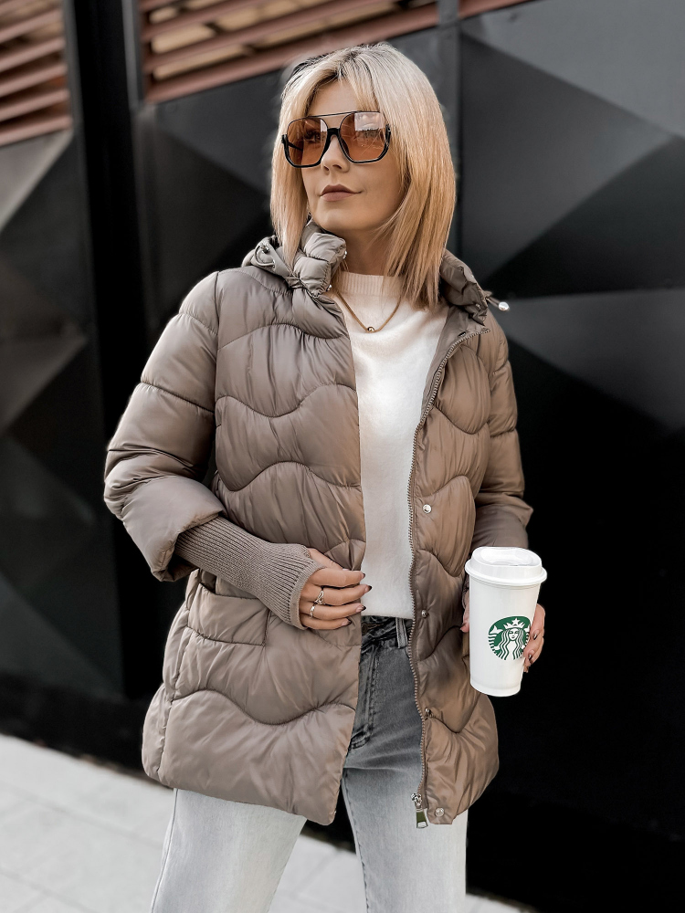 VESTE SKANE BEIGE FONCÉ