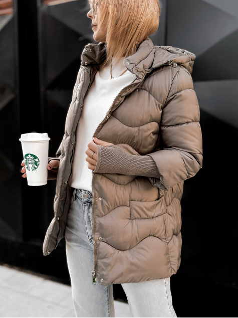 VESTE SKANE BEIGE FONCÉ