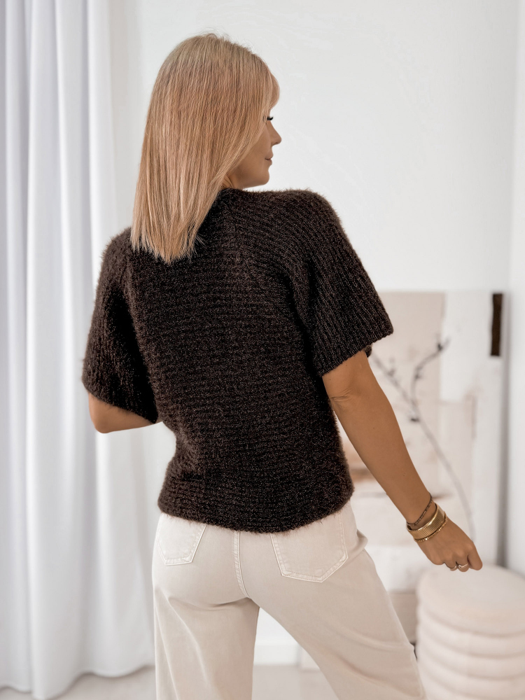 STRICKJACKE AUBERON BRAUNER