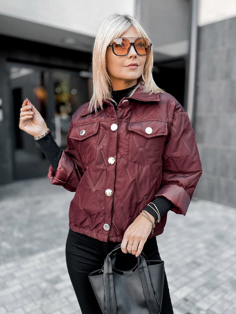 VESTE BRISBANE BORDEAUX
