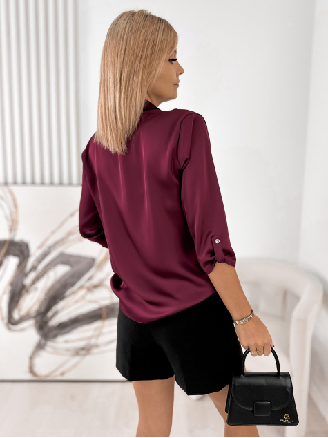 BLOUSE ZINGARA BORDEAUX