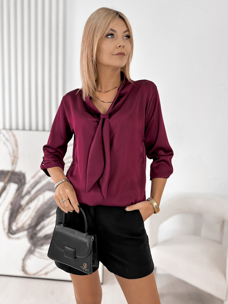 BLOUSE ZINGARA BORDEAUX