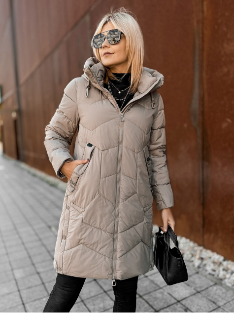 VESTE KARELA BEIGE FONCÉ