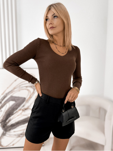 PULÓVER PERLA BARNA