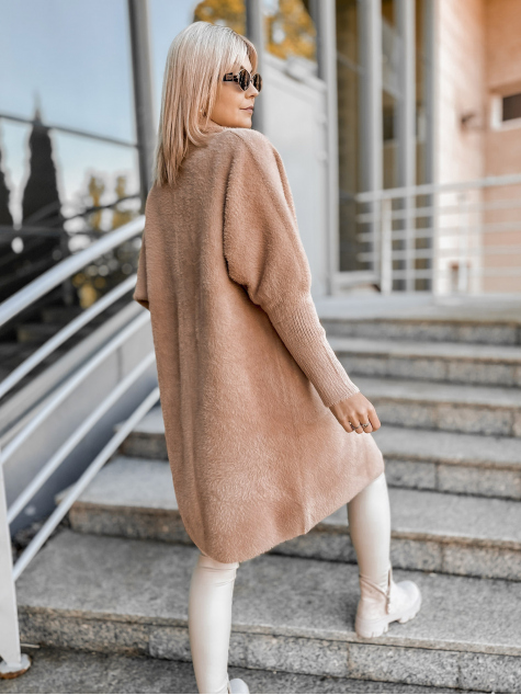 MANTEL ALPAKA REIL KARAMELLFARBENER