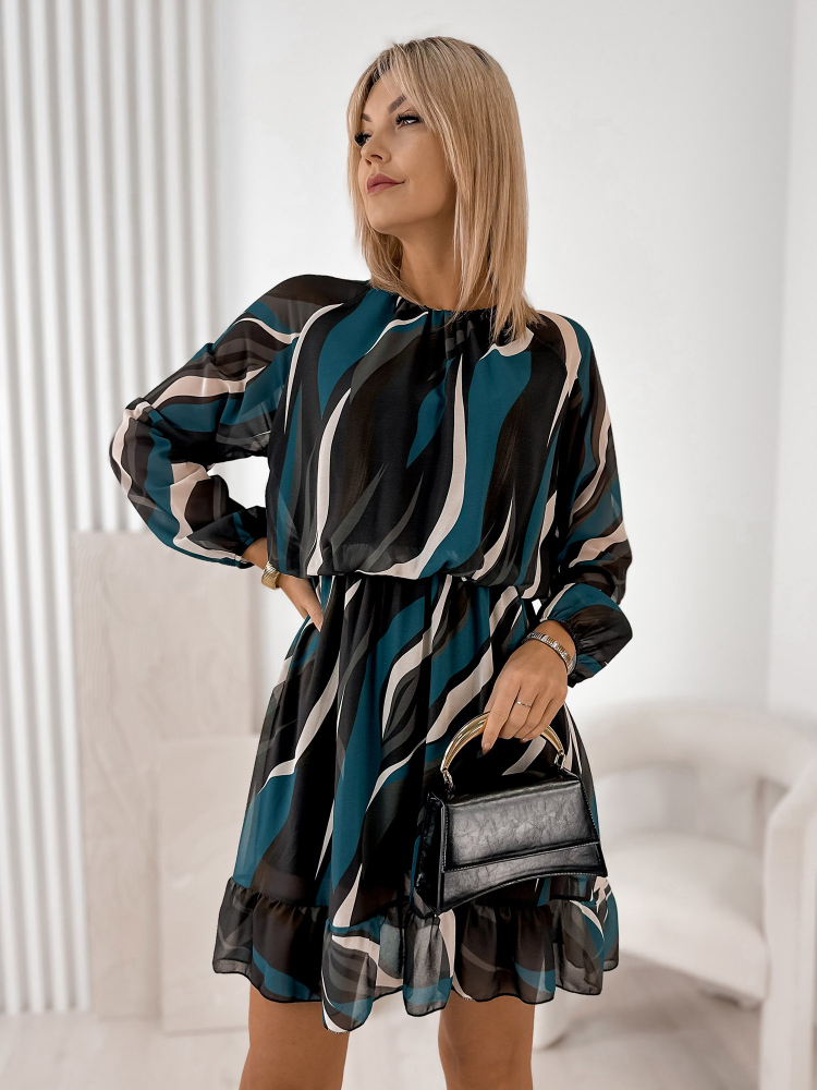 DRESS DEIDRE TEAL