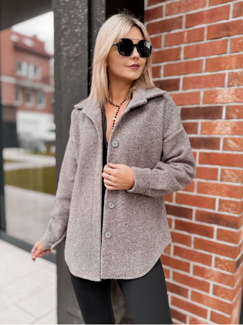 JACKET ISILME DARK BEIGE