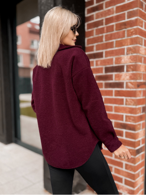 JACKET ISILME BURGUNDY