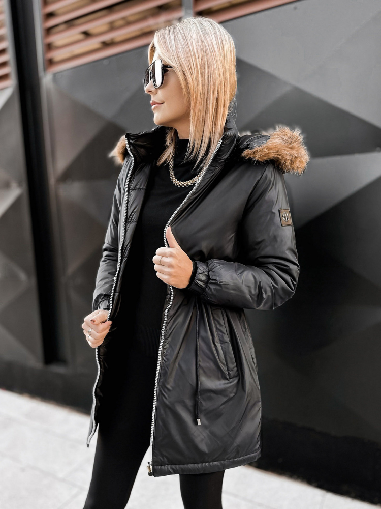 JACKE DOPPELSEITIG SUELIA SCHWARZSCHWARZ