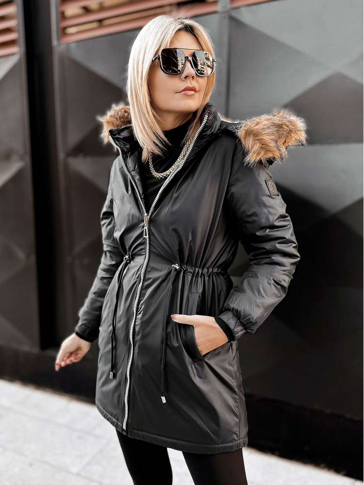 VESTE REVERSIBLE SUELIA NOIR-NOIR