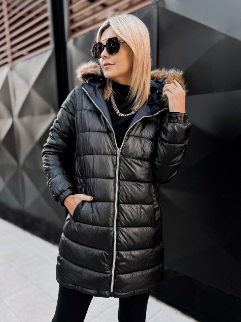 VESTE REVERSIBLE SUELIA BLEU MARINE - NOIR