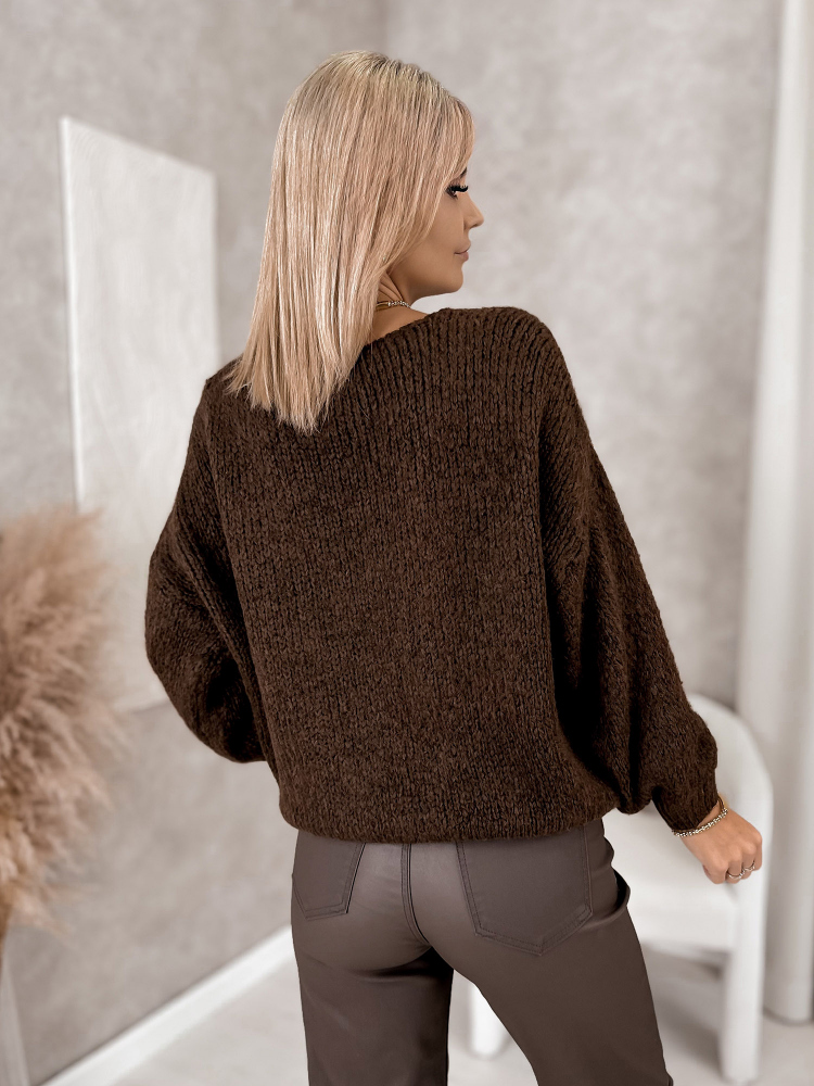 PULLOVER CASPIAN BRAUNER